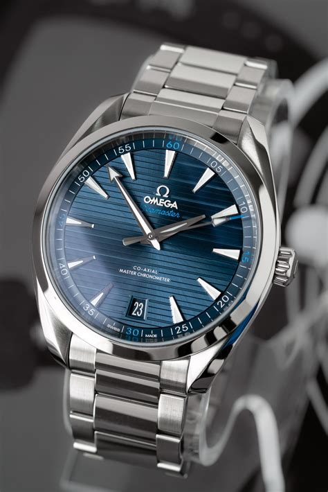 omega seamaster aqua terra 41mm blue dial|omega aqua terra day date.